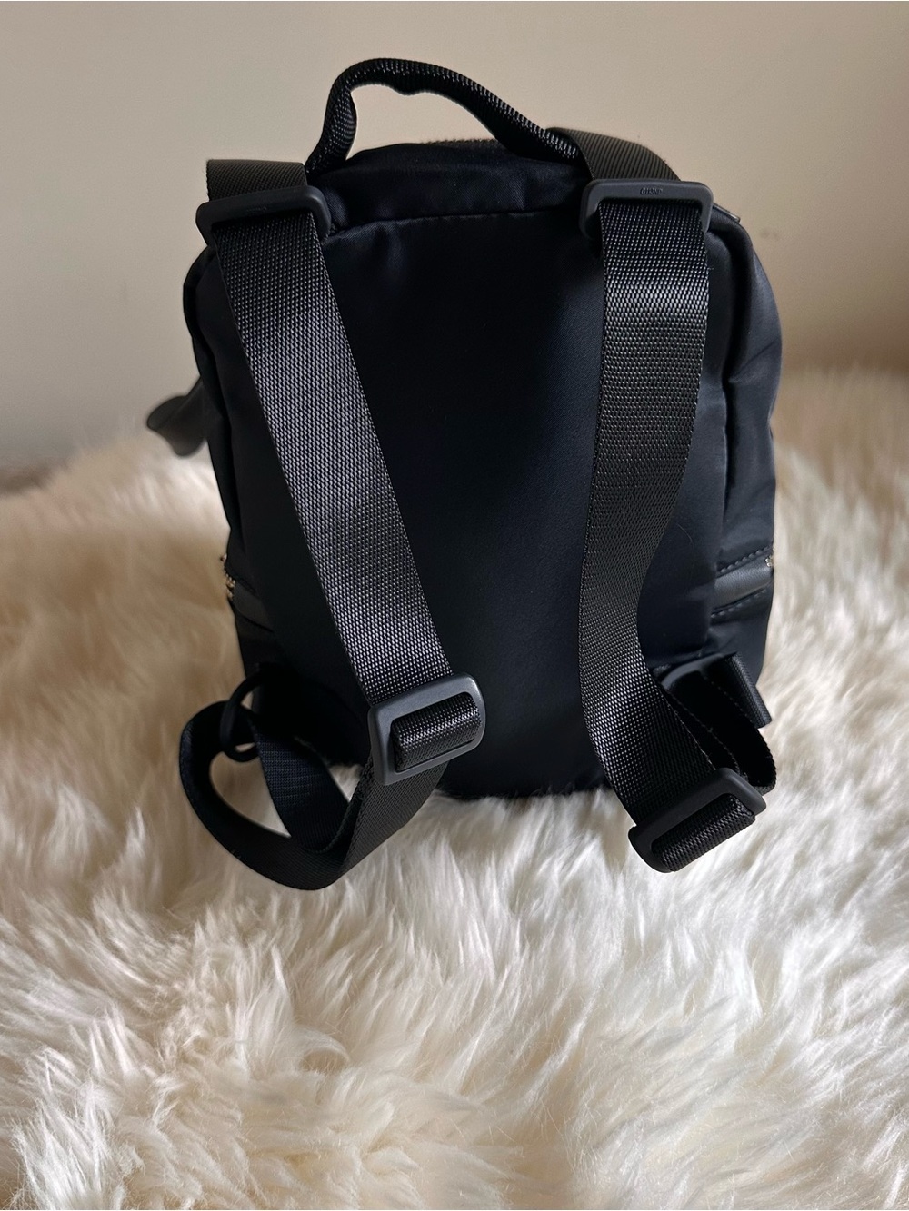 lululemon athletica Everywhere Black Mini Backpack with Gold Accents - Picture 3 of 9